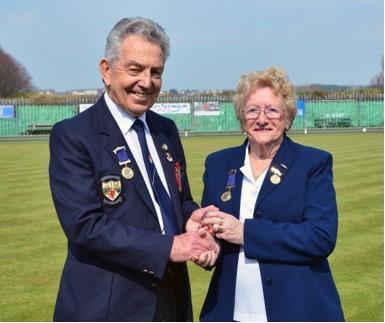Club President, Mrs Diana Davies, offered up the Silver Jack to Brian Dowling